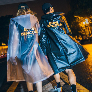 Hot Fashion Lovers Αδιάβροχο Ενήλικες Ανδρικές Γυναικείες Μακριές Αδιάβροχο Παλτό Universal Rain Coat Αδιάβροχο Poncho Hiking Tour Αδιάβροχο με κουκούλα