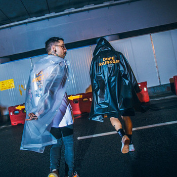 Hot Fashion Lovers Αδιάβροχο Ενήλικες Ανδρικές Γυναικείες Μακριές Αδιάβροχο Παλτό Universal Rain Coat Αδιάβροχο Poncho Hiking Tour Αδιάβροχο με κουκούλα