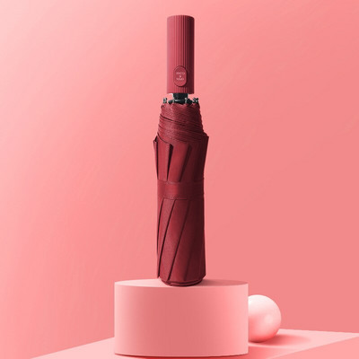 Silný vetruodolný 3-skladací automatický dáždnik pre mužov a ženy, dážďovka, 12 rebier, veľké dáždniky, darček pre firmy, prenosné dáždniky