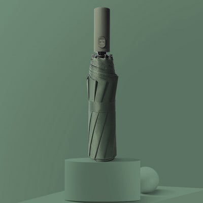 Silný vetruodolný 3-skladací automatický dáždnik pre mužov a ženy, dážďovka, 12 rebier, veľké dáždniky, darček pre firmy, prenosné dáždniky