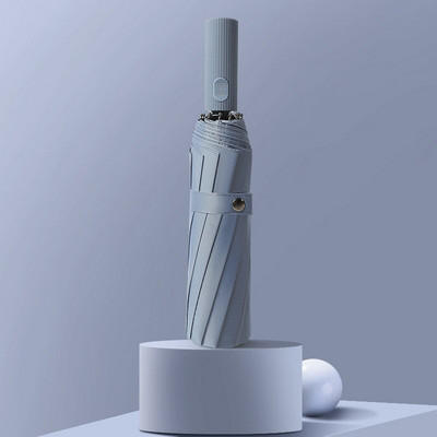 Silný vetruodolný 3-skladací automatický dáždnik pre mužov a ženy, dážďovka, 12 rebier, veľké dáždniky, darček pre firmy, prenosné dáždniky