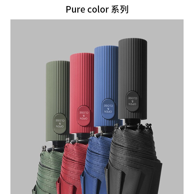 Silný vetruodolný 3-skladací automatický dáždnik pre mužov a ženy, dážďovka, 12 rebier, veľké dáždniky, darček pre firmy, prenosné dáždniky