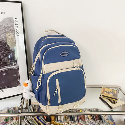 Rucsac textil cu fermoar cu logo pentru bărbați