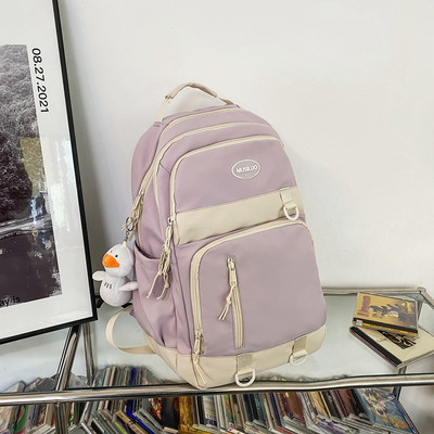 Rucsac textil cu fermoar cu logo pentru bărbați