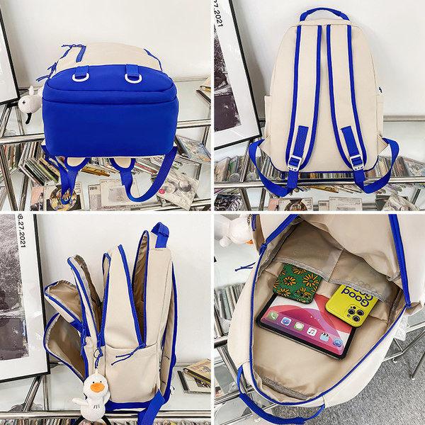 Rucsac textil cu fermoar cu logo pentru bărbați