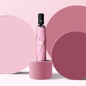 Vetruodolný skladací automatický dáždnik proti dažďu pre ženy, luxusný veľký vetruodolný dáždnik proti dažďu pre mužov, čierny povlak, slnečník