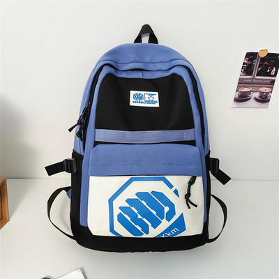 Pánsky textilný batoh s logom a zipsom