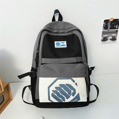 Pánsky textilný batoh s logom a zipsom