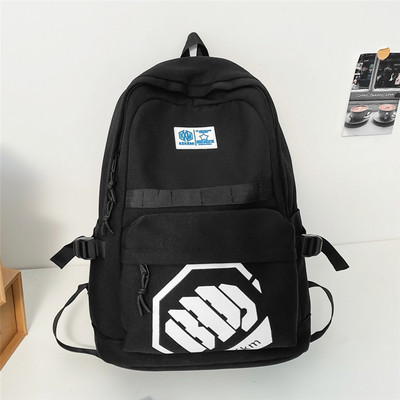 Pánsky textilný batoh s logom a zipsom