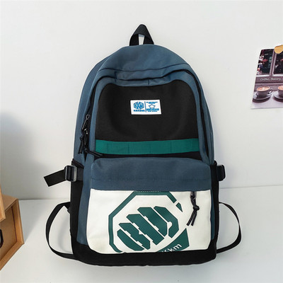 Pánsky textilný batoh s logom a zipsom