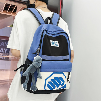 Pánsky textilný batoh s logom a zipsom