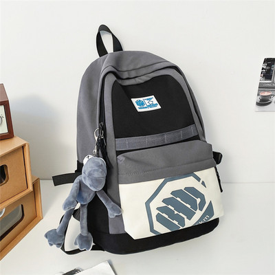 Pánsky textilný batoh s logom a zipsom