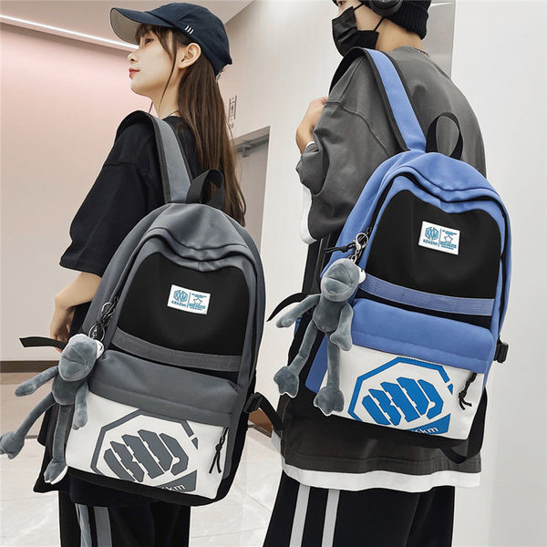 Pánsky textilný batoh s logom a zipsom