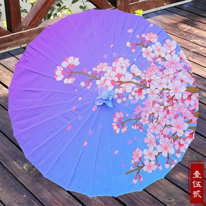 Šilko Japonijos skėtis Lietaus Moterų alyvuotas popierinis skėtis šokių dekoravimas Fotografija paraguas Hanfu bambuko kiniškas popierinis skėtis