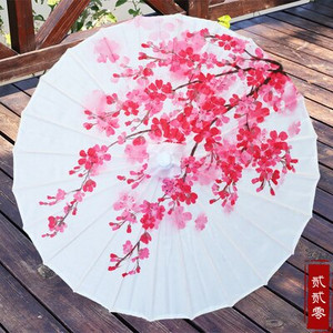 Šilko Japonijos skėtis Lietaus Moterų alyvuotas popierinis skėtis šokių dekoravimas Fotografija paraguas Hanfu bambuko kiniškas popierinis skėtis