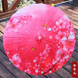 Šilko Japonijos skėtis Lietaus Moterų alyvuotas popierinis skėtis šokių dekoravimas Fotografija paraguas Hanfu bambuko kiniškas popierinis skėtis