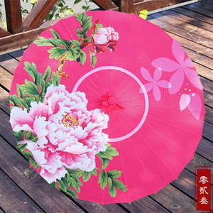 Šilko Japonijos skėtis Lietaus Moterų alyvuotas popierinis skėtis šokių dekoravimas Fotografija paraguas Hanfu bambuko kiniškas popierinis skėtis