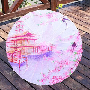 Šilko Japonijos skėtis Lietaus Moterų alyvuotas popierinis skėtis šokių dekoravimas Fotografija paraguas Hanfu bambuko kiniškas popierinis skėtis