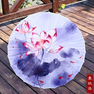 Šilko Japonijos skėtis Lietaus Moterų alyvuotas popierinis skėtis šokių dekoravimas Fotografija paraguas Hanfu bambuko kiniškas popierinis skėtis