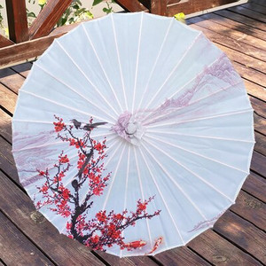 Šilko Japonijos skėtis Lietaus Moterų alyvuotas popierinis skėtis šokių dekoravimas Fotografija paraguas Hanfu bambuko kiniškas popierinis skėtis