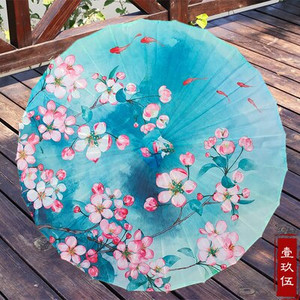 Šilko Japonijos skėtis Lietaus Moterų alyvuotas popierinis skėtis šokių dekoravimas Fotografija paraguas Hanfu bambuko kiniškas popierinis skėtis