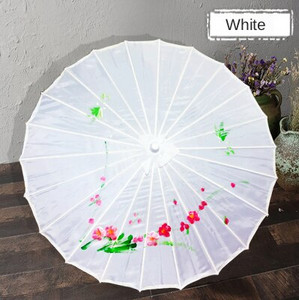 76cm/84cm fekete fehér esernyő tánc esernyő tánc olaj papír esernyő selyem szövet Paraguas napernyő arany kínai Paraplu