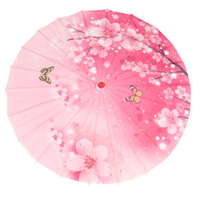 Umbrelă de ploaie pentru femei Umbrelă chinezească fengshui Dans de mătase Umbrelă decorativă japoneză din bambus Umbrelă de hârtie cu ulei umbrelă de soare #0