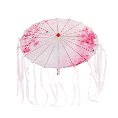 Umbrelă de ploaie pentru femei Umbrelă chinezească fengshui Dans de mătase Umbrelă decorativă japoneză din bambus Umbrelă de hârtie cu ulei umbrelă de soare #0