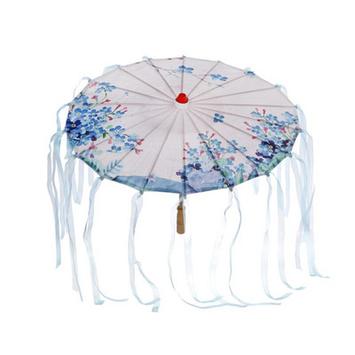 Umbrelă de ploaie pentru femei Umbrelă chinezească fengshui Dans de mătase Umbrelă decorativă japoneză din bambus Umbrelă de hârtie cu ulei umbrelă de soare #0