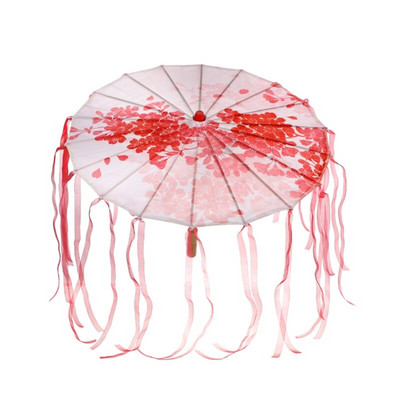 Umbrelă de ploaie pentru femei Umbrelă chinezească fengshui Dans de mătase Umbrelă decorativă japoneză din bambus Umbrelă de hârtie cu ulei umbrelă de soare #0