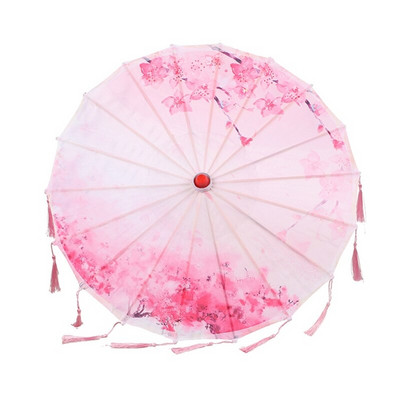 Umbrelă de ploaie pentru femei Umbrelă chinezească fengshui Dans de mătase Umbrelă decorativă japoneză din bambus Umbrelă de hârtie cu ulei umbrelă de soare #0