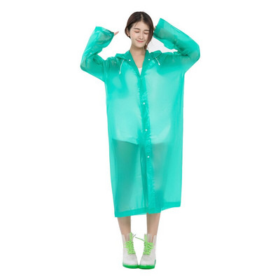 1db Esőkabát Felnőtt Átlátszó Vízálló Női Esőkabát Női Szélálló Poncsó Kabát Átlátszó kemping kapucnis esőruhához