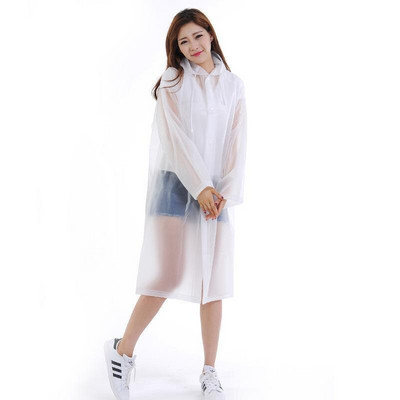 1db Esőkabát Felnőtt Átlátszó Vízálló Női Esőkabát Női Szélálló Poncsó Kabát Átlátszó kemping kapucnis esőruhához