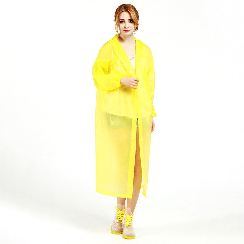 1db Esőkabát Felnőtt Átlátszó Vízálló Női Esőkabát Női Szélálló Poncsó Kabát Átlátszó kemping kapucnis esőruhához
