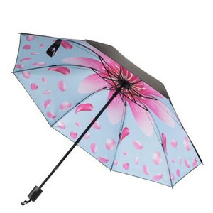 Creative Petal Starry vīriešu sieviešu mazs saules lietussargs UV aizsardzība pret vēju, salokāmi kompakti āra ceļojumu lietussargi