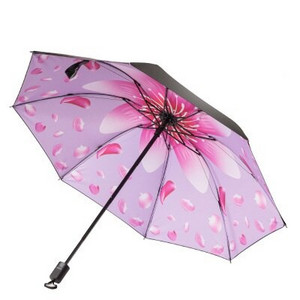 Creative Petal Starry vīriešu sieviešu mazs saules lietussargs UV aizsardzība pret vēju, salokāmi kompakti āra ceļojumu lietussargi