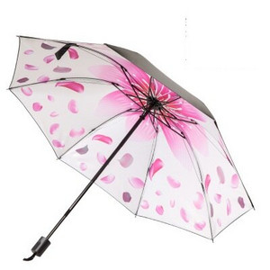 Creative Petal Starry vīriešu sieviešu mazs saules lietussargs UV aizsardzība pret vēju, salokāmi kompakti āra ceļojumu lietussargi