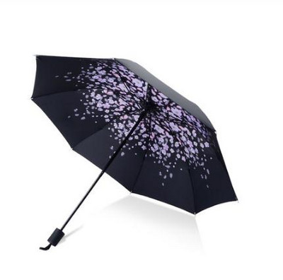 Creative Petal Starry vīriešu sieviešu mazs saules lietussargs UV aizsardzība pret vēju, salokāmi kompakti āra ceļojumu lietussargi