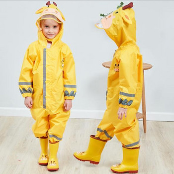 Animal Style Students Αδιάβροχο Cool Παιδικό Αδιάβροχο Παιδικό Αδιάβροχο Μπουφάν τσέπης βροχής Αδιάβροχο κοστούμι αδιάβροχο