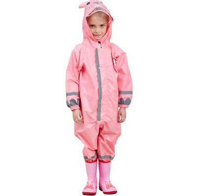 Študentský pršiplášť v štýle zvierat Chladný detský pršiplášť Detská bunda s vreckom na dažďovú vodu Nepremokavý pršiplášť