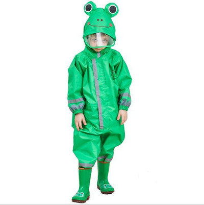 Študentský pršiplášť v štýle zvierat Chladný detský pršiplášť Detská bunda s vreckom na dažďovú vodu Nepremokavý pršiplášť