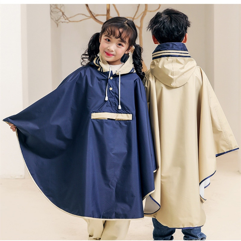 Prenosný detský a dospelý peší cyklistický pršiplášť Vonkajší nepremokavý pončo batoh Turistický pršiplášť