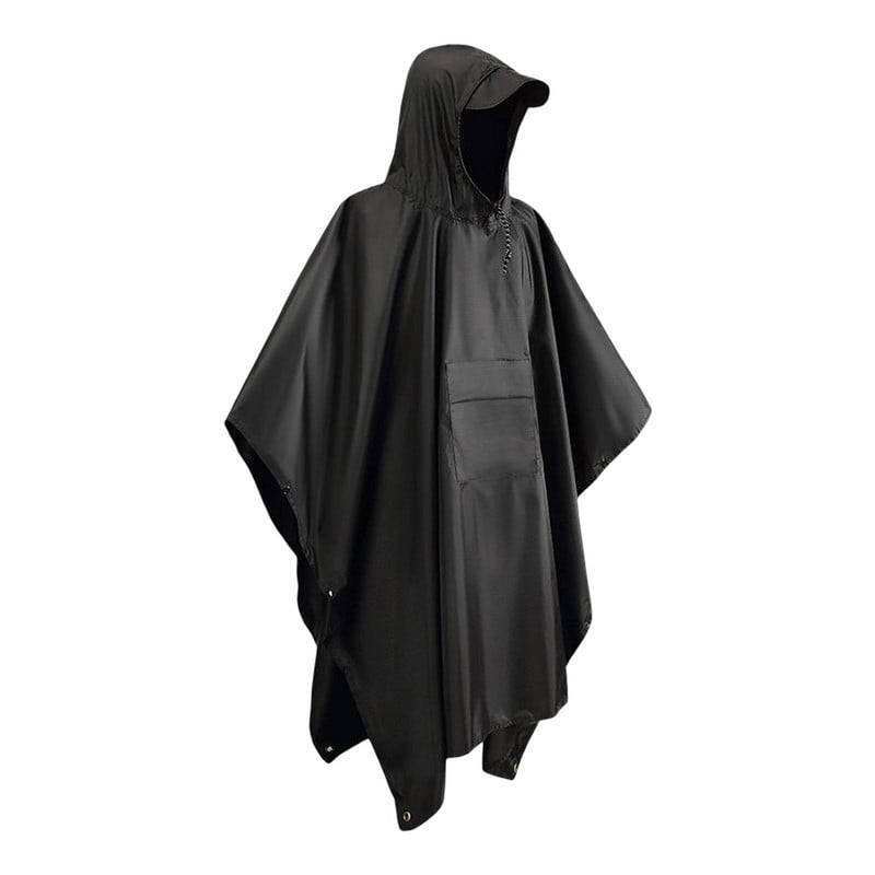 Ľahká multifunkčná plachta s kapucňou, opakovane použiteľná podložka do dažďa, nepremokavá plachta na dažďovú pláštenku pre dospelých, unisex, turistické núdzové situácie