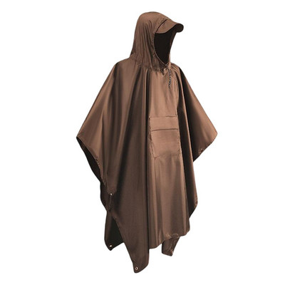 Poncho de ploaie Covoraș ușor multifuncțional cu adăpost pentru pelerină de ploaie pentru adulți, unisex, drumeții, alpinism, camping
