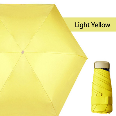 Mini vreckový dáždnik veľkosti telefónu, prenosný skladací dáždnik s UV ochranou, ultraľahký skladací dáždnik, cestovné oblečenie do dažďa, cukríkové farby