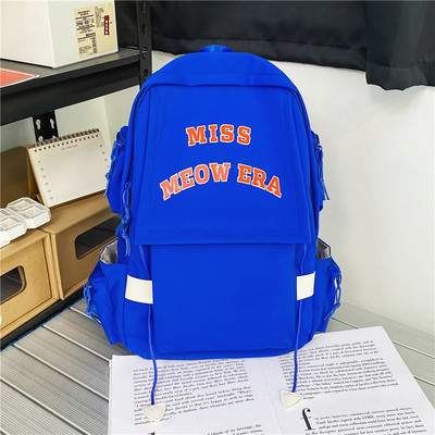 Pánsky ležérny batoh s obrázkami a nápismi