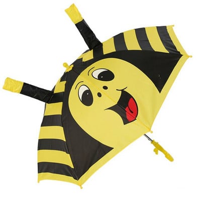 3D detský dáždnik s ušami pre dievčatá a chlapcov, roztomilý kreslený detský dáždnik, kreatívny dlhý dáždnik so zvieratkami, školský darček k narodeninám