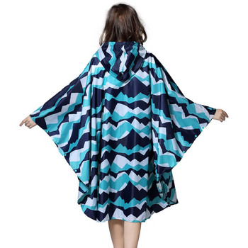Γυναικείο αδιάβροχο σε στιλ καμπαρντίνα Αδιάβροχο εξωτερικού χώρου Long Rain Poncho αδιάβροχο παλτό 3 χρωμάτων Rainwear