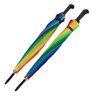 Μοντέρνα Rainbow Big 16K Umbrella Ανδρική ομπρέλα με μακριά λαβή ίσια ομπρέλα γκολφ Γυναικεία ομπρέλα