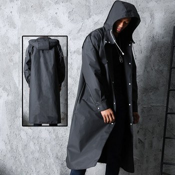 Διαφανές χοντρό αδιάβροχο παλτό μόδας για ενήλικες αδιάβροχο μακρύ αδιάβροχο για ενήλικες με κουκούλα για υπαίθρια πεζοπορία Ταξίδι Ψάρεμα Αναρρίχηση